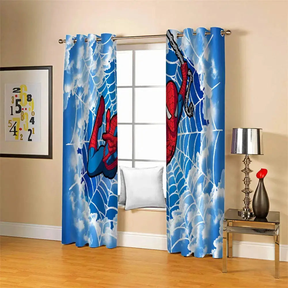 Spider-Man Kids Blackout Curtain for Room Decor Trikidsworld