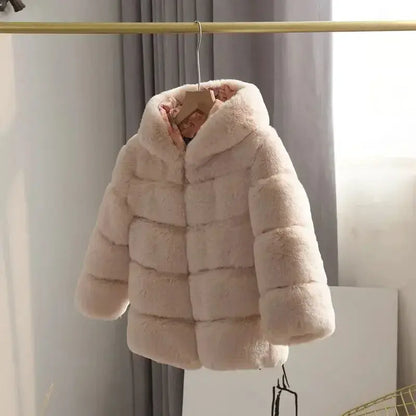 Hooded Children Clothing Thickening Winter Overcoat Solid Warm Trikidsworld