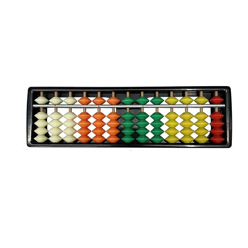 Children's Plastic Abacus Soroban Calculator Counting Tool 13 Digit Rods Standard Abacus Mathematics Beginners Caculating Toy Trikidsworld