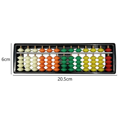 Children's Plastic Abacus Soroban Calculator Counting Tool 13 Digit Rods Standard Abacus Mathematics Beginners Caculating Toy Trikidsworld
