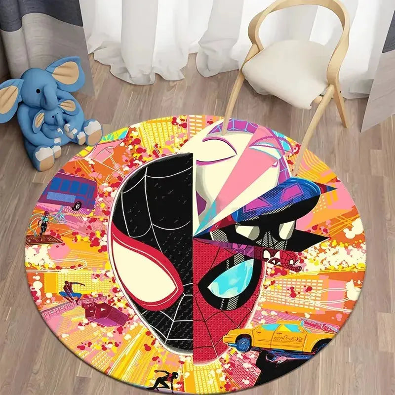 Spider Man Round Carpet for Home Decor Trikidsworld