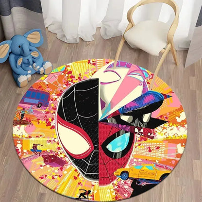 Spider Man Round Carpet for Home Decor Trikidsworld