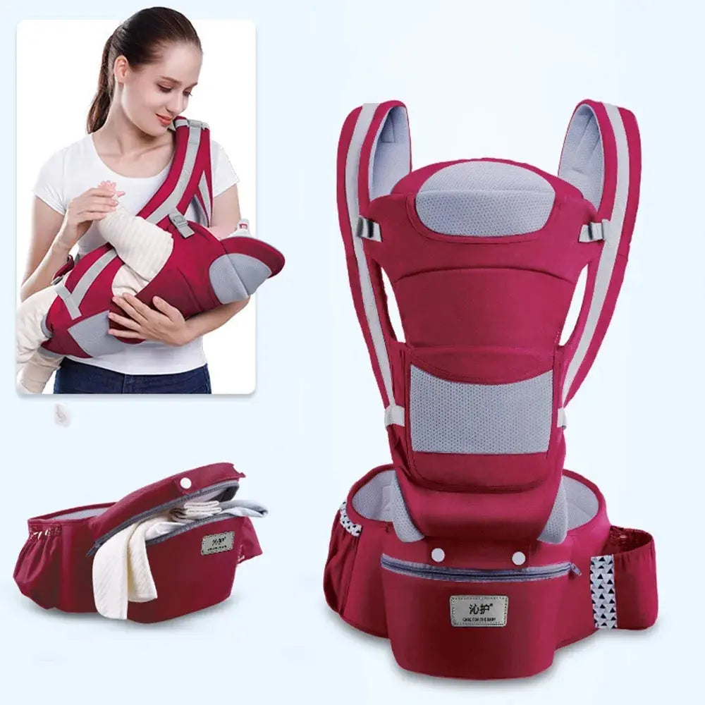 Ergonomic Baby Carrier with Hipseat Trikidsworld
