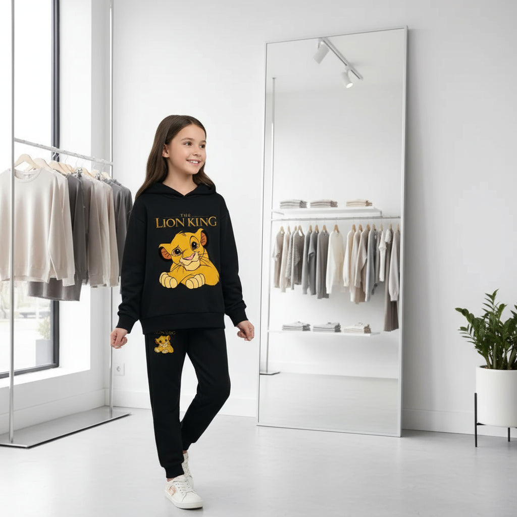 Children's The Lion Tracksuit Set, Hoodies, Top and Pants, Sportswear, Clothing for Boys and Girls, Clothing for Kids, 2 Pieces Trikidsworld