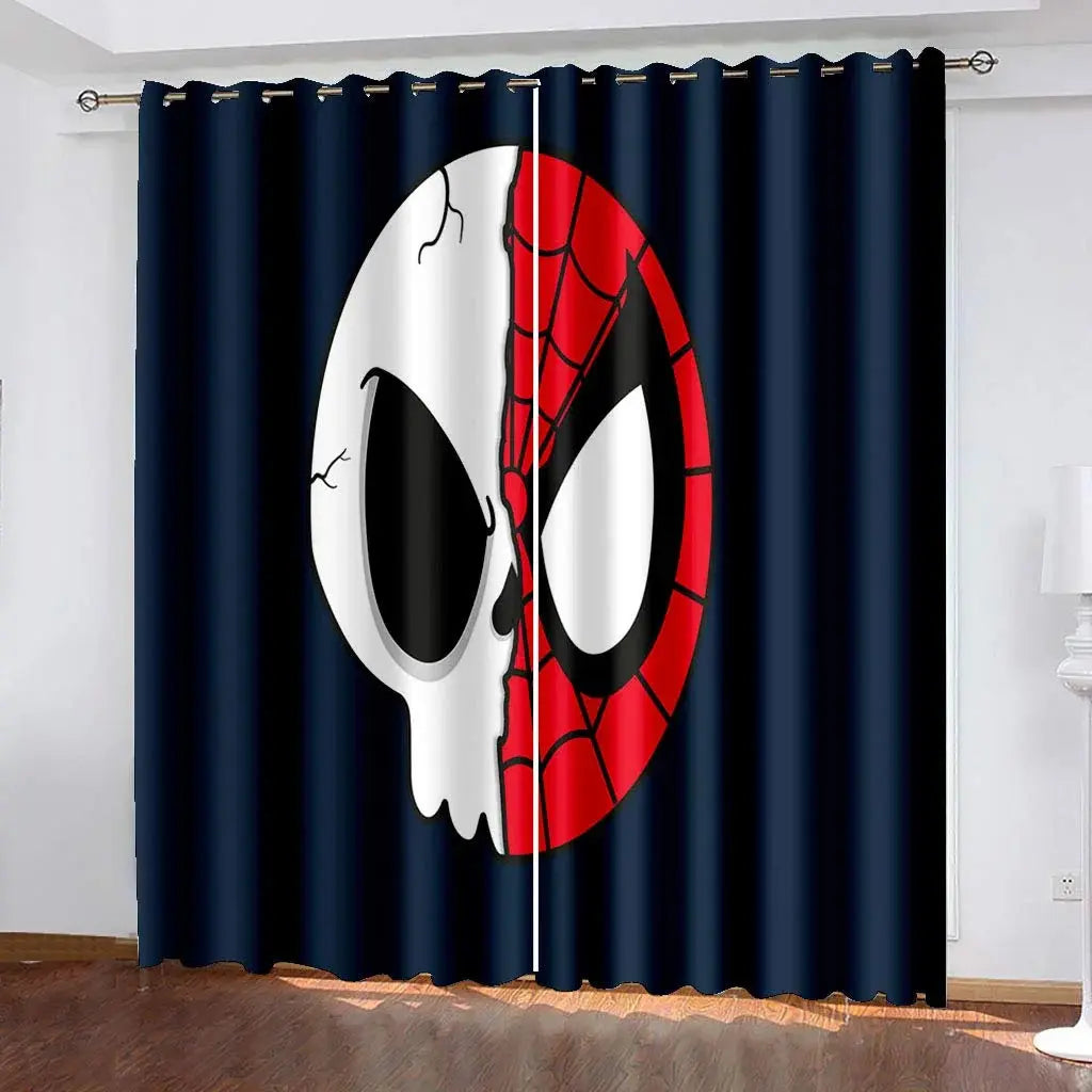 Spider-Man Kids Blackout Curtain for Room Decor Trikidsworld