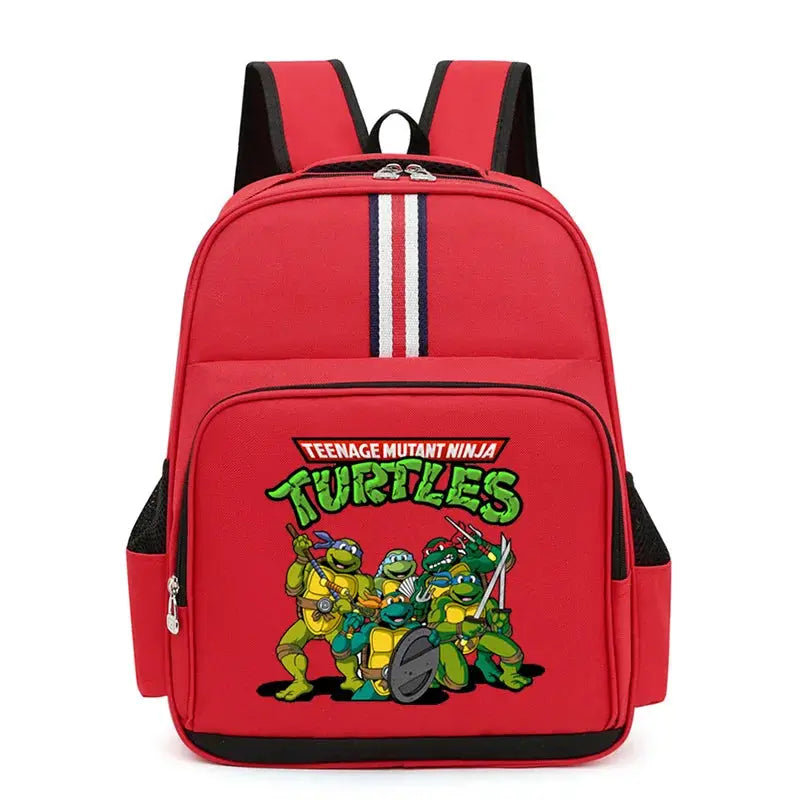 Teenage Ninja Turtle Backpack Anime Cartoon Print Kids Trikidsworld