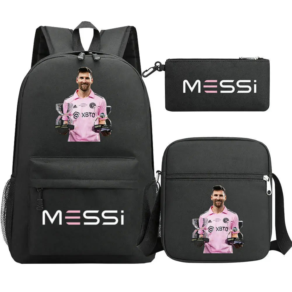 Messi Schoolbag High Capacity Casual Backpacks Trikidsworld