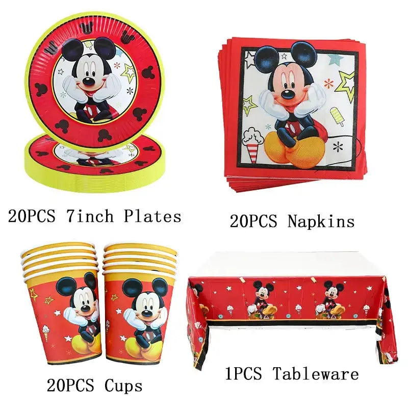 Mickey Mouse Party Decoration Birthday Supplies Trikidsworld