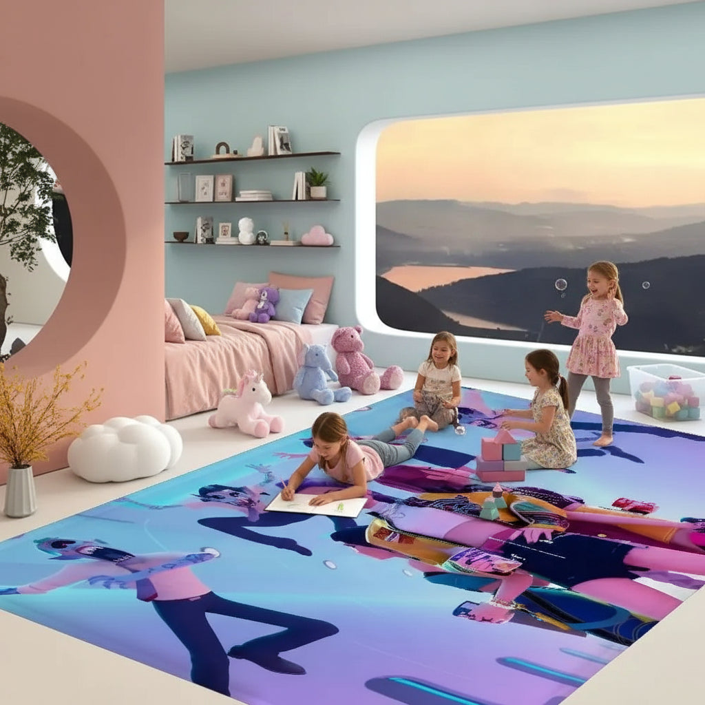 Kpop D-demon Hunters Floor Mat Rectangle Anti-slip Home Soft Badmat Front Door Indoor Outdoor Mat Welcome Doormat Trikidsworld