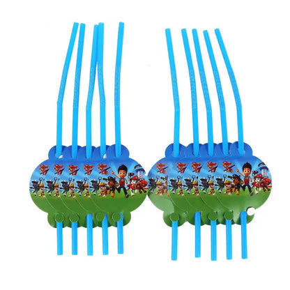 Paw Patrol Birthday Party Decoration Baby Shower Boys Girl Tableware Supplies Cup Tablecloth Numbers Balloon Cake Backdrop Gifts Trikidsworld