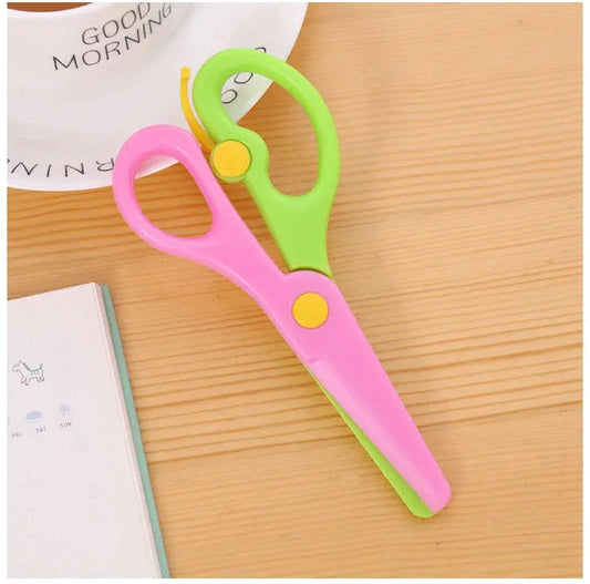 Minions Kids Paper Cutting Scissors for Kindergarten and School Trikidsworld