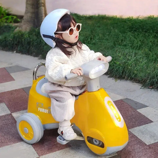 Multi-function LED Sound motorcycle High Quality balance Tricycle rocking car toy girls birthday gift parent-child interaction Trikidsworld