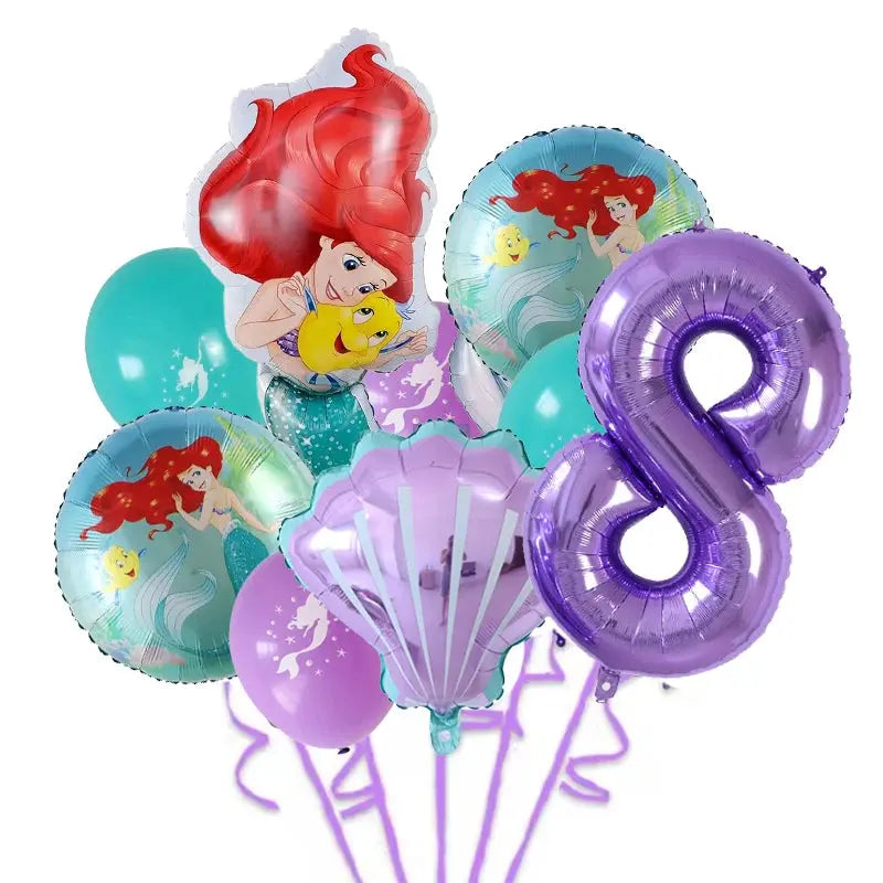 Balloons Princess Ariel Birthday Party Trikidsworld