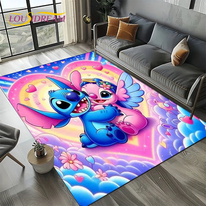 Cute Stitch 3D Non-slip Carpet for Kids | Disney Room Decor Trikidsworld