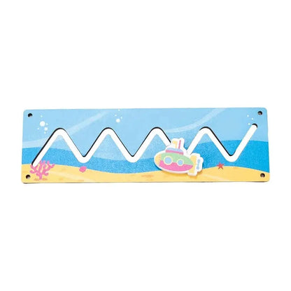 DIY Montessori  Busy Board Material Accessories Rainbow Card Water Pipe Aid Early Education Learning Skill Toy Wooden Toys Gifts Trikidsworld