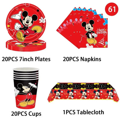 Mickey Mouse Party Decoration Birthday Supplies Trikidsworld