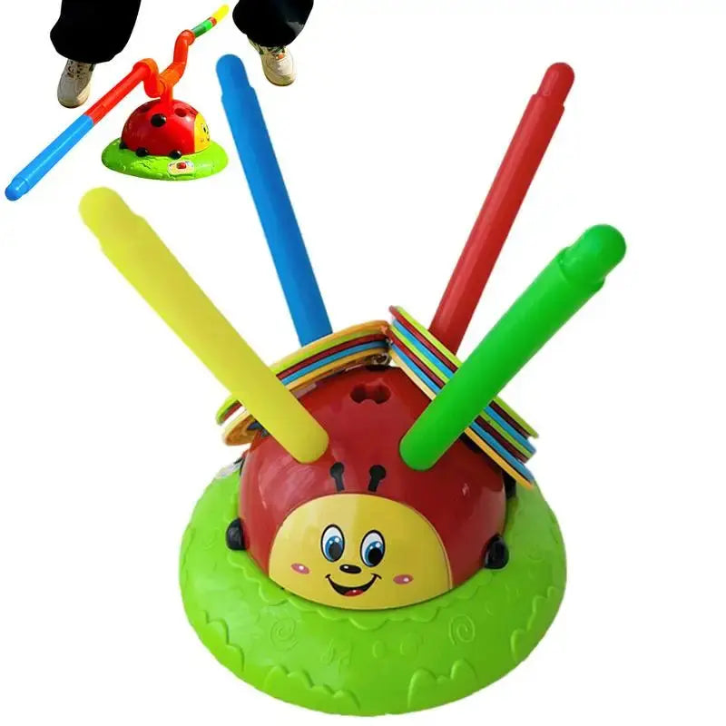 Toss Game Musical Jump 2 In 1 Ladybug Fun Toy Summer Toys Kids Party Games Indoor Outdoor Play Equipment For Toddler Boys Girls Trikidsworld