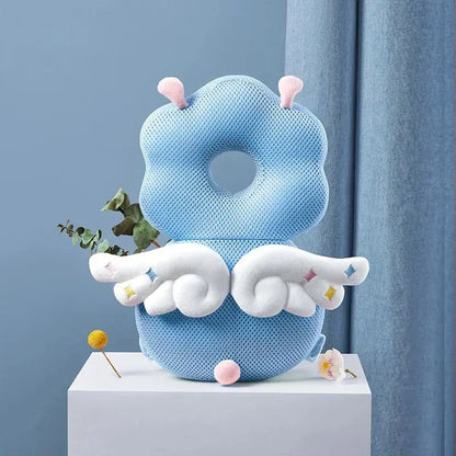 Baby Head Protection Backpack Pillow Toddler Head Safety Pad Cushion Anti-fall Head Protection Pillow Highly Elastic Breathable Trikidsworld