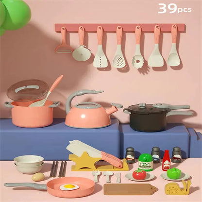 Kids' Pretend Kitchen Set – Mini Food & Cooking Utensils Trikidsworld