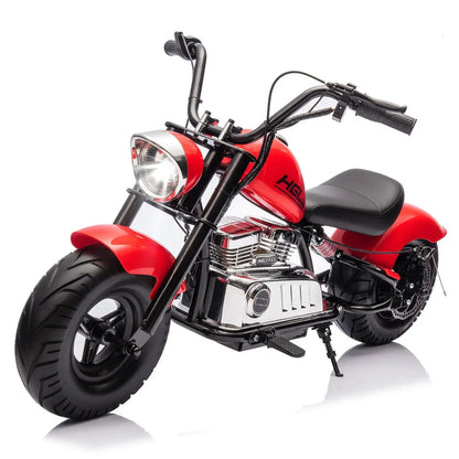 24V Kids Electric Dirt Bike,2-Wheeler Electric Motorcycle,Battery Powered Ride on Toy Car for Aged 8+ Big Kids Gift,w/ Handbrake Trikidsworld