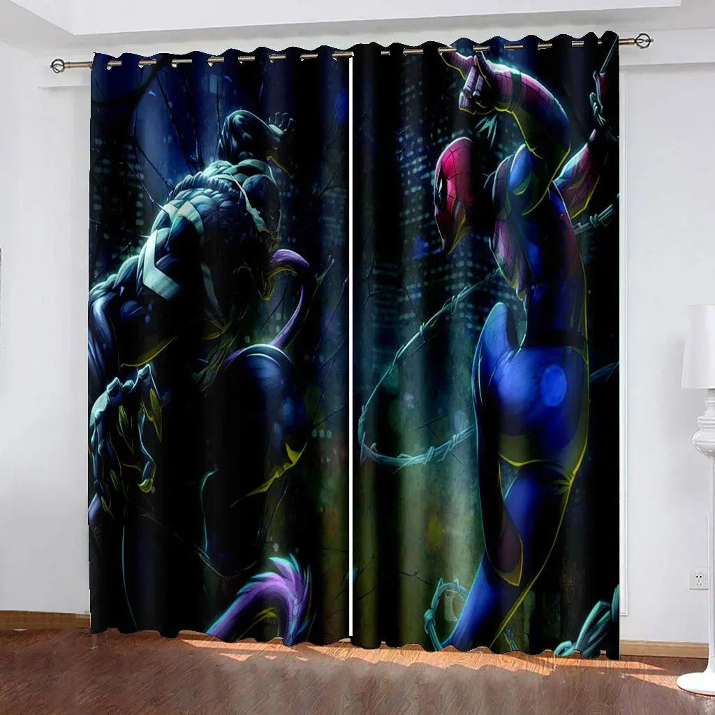 Spider-Man Kids Blackout Curtain for Room Decor Trikidsworld