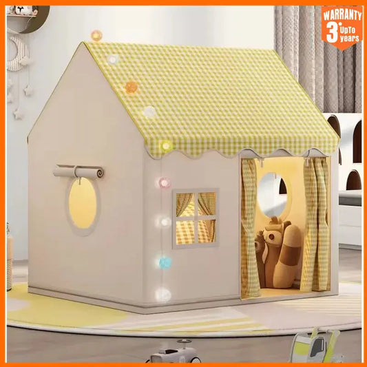 Child Small House Folding Playtent Kid Toy Tent Princess Girl Castle Play House Baby Tent Not include light Ball Chrismas Gift Trikidsworld