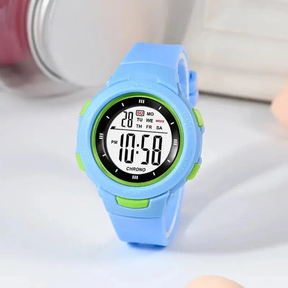 Waterproof Kids Watch with Alarm & Luminous Display Trikidsworld