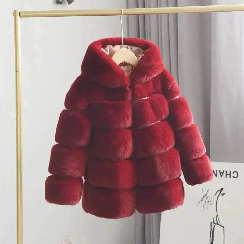 Hooded Children Clothing Thickening Winter Overcoat Solid Warm Trikidsworld