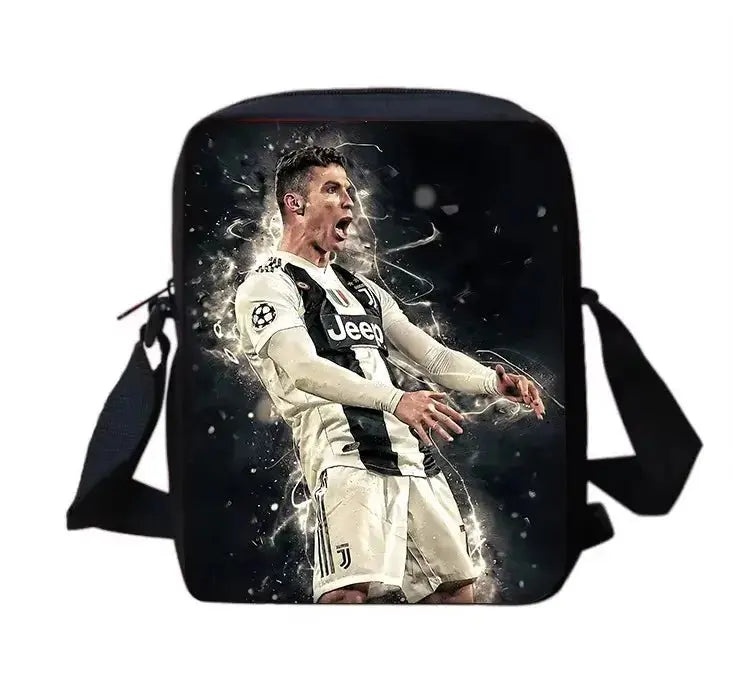 Football CR7 Child School Backpack With Shoulder Ronaldo Bags Trikidsworld