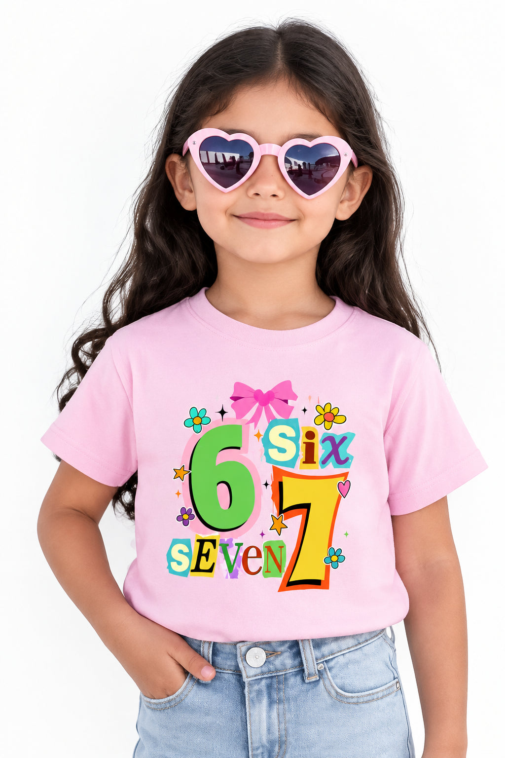 SIX SEVEN Kids T-Shirt – Graphic Unisex Cotton Blend Tee