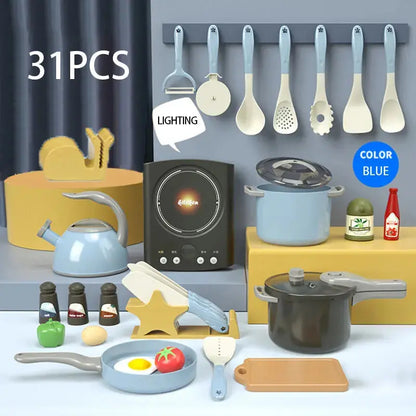 Kids' Pretend Kitchen Set – Mini Food & Cooking Utensils Trikidsworld