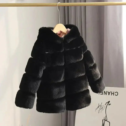 Hooded Children Clothing Thickening Winter Overcoat Solid Warm Trikidsworld