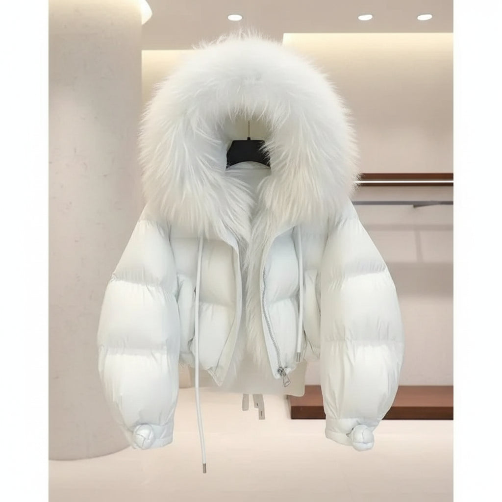 Kawaii Girl Fashion Keep Warm Cotton-Padded Jacket Coat Student Winter Cartoon Casual Thicken Hooded Tops Children's Clothing Trikidsworld