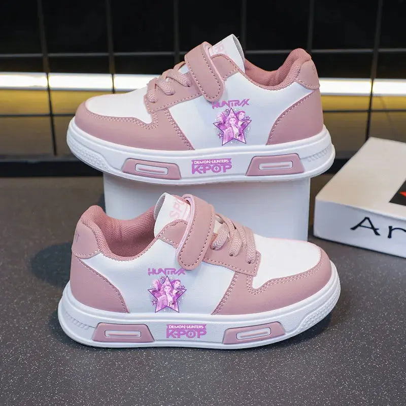 KPop Demon Hunters Children's Casual Sneaker Girls Sports Shoes Cartoon Students Basketbal Running Shoes Kids Tennis Shoes Gifts Trikidsworld