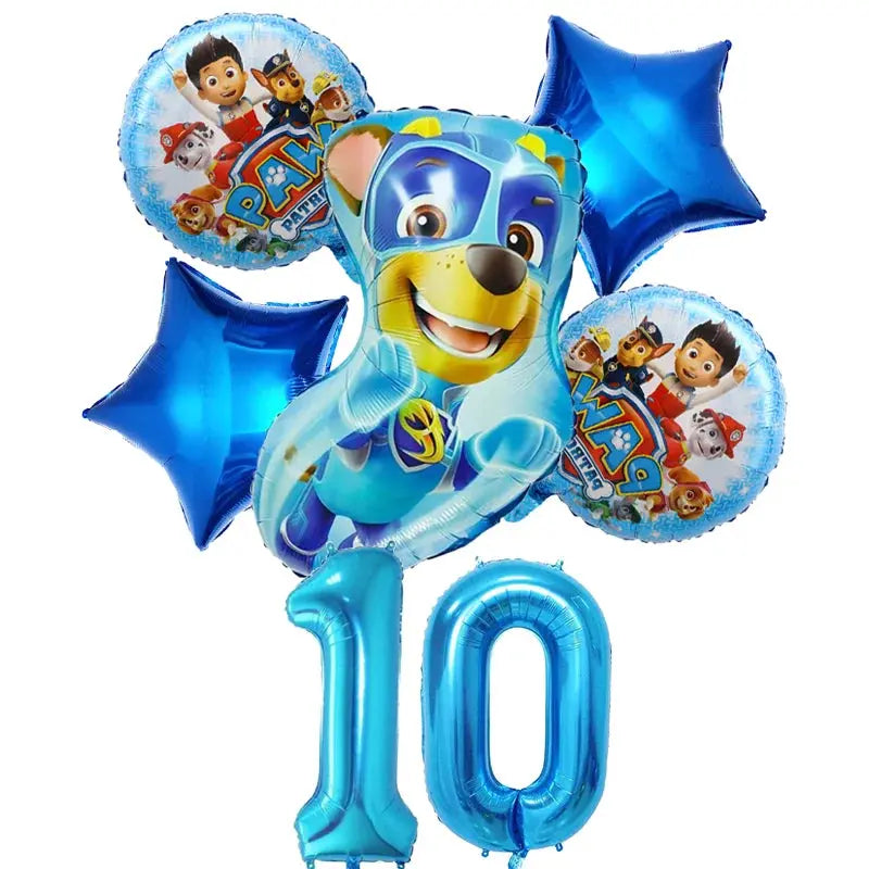 Paw Patrol Birthday Party Decoration Baby Shower Boys Girl Tableware Supplies Cup Tablecloth Numbers Balloon Cake Backdrop Gifts Trikidsworld