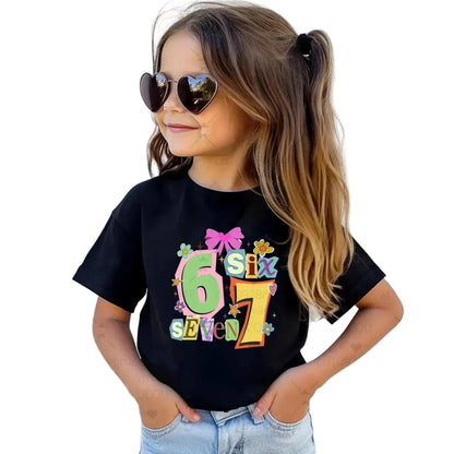 SIX SEVEN Kids T-Shirt – Graphic Unisex Cotton Blend Tee
