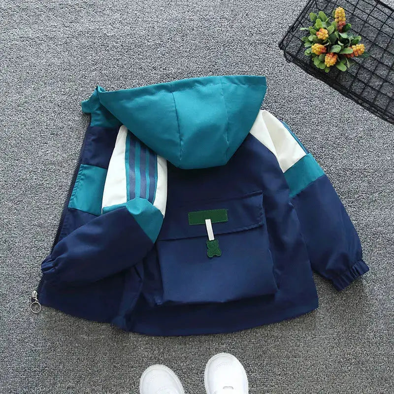 Spring Autumn Baby Boys Coat Fashion Kids Baseball Uniform Birthday Present Sports Jacket 2-7 Years Children Outerwear Clothing Trikidsworld