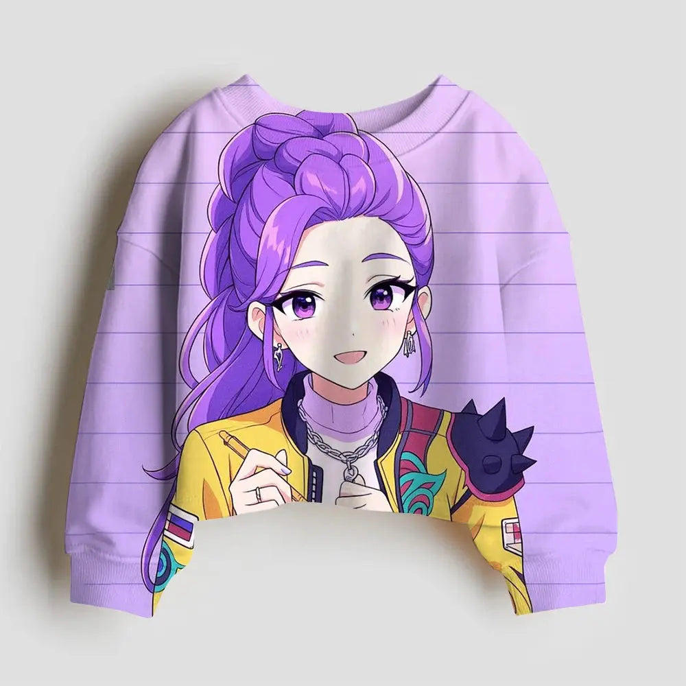 Kpop Demon Hunter Hoodies Kids Kawaii Rumi Mira Zoey Sweatshirt Girls Boys Winter Pullover Long Sleeves Children Clothes Gift Trikidsworld