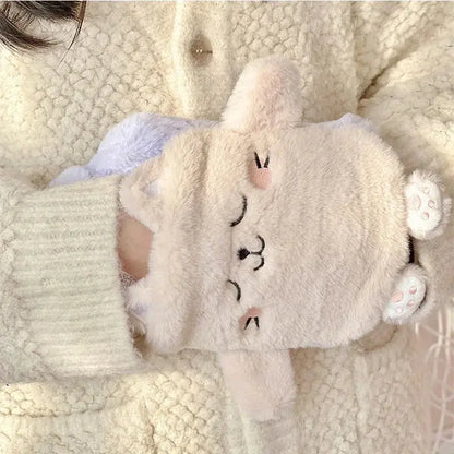 Kawaii Insulation Hot Water Bottle Plush Rubber Hand and Foot Belly Warmer Explosion-proof Hot Water Bag for Women Period Cute Trikidsworld