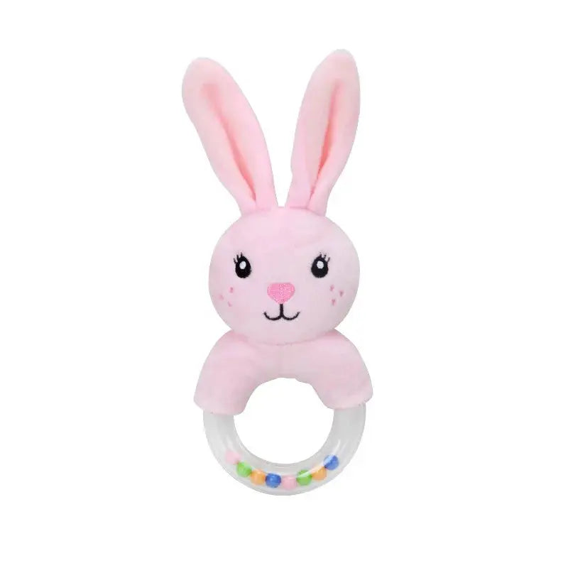 Baby Sensory Hanging Rattles Soft Learning Toy Plush Animals Stroller Infant Car Bed Crib with Teether for Bebe Babies Toddlers Trikidsworld