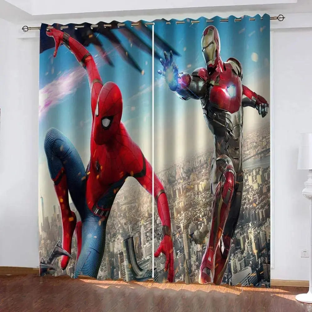Spider-Man Kids Blackout Curtain for Room Decor Trikidsworld
