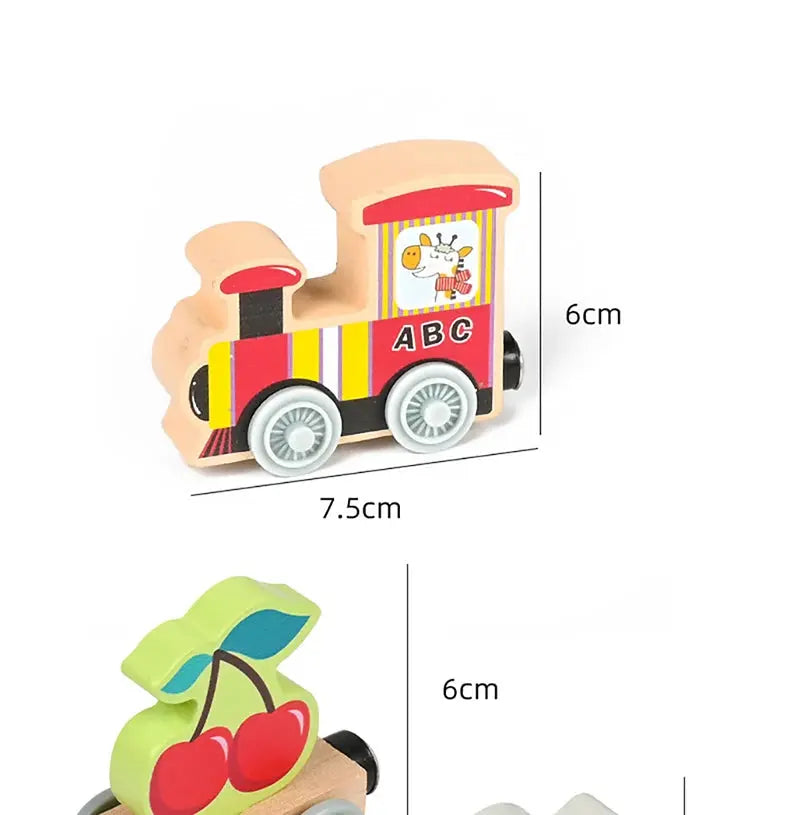 Montessori Magnetic Wooden Train Toy – Early Educational Animal Sorting Learning Set for Kids Trikidsworld