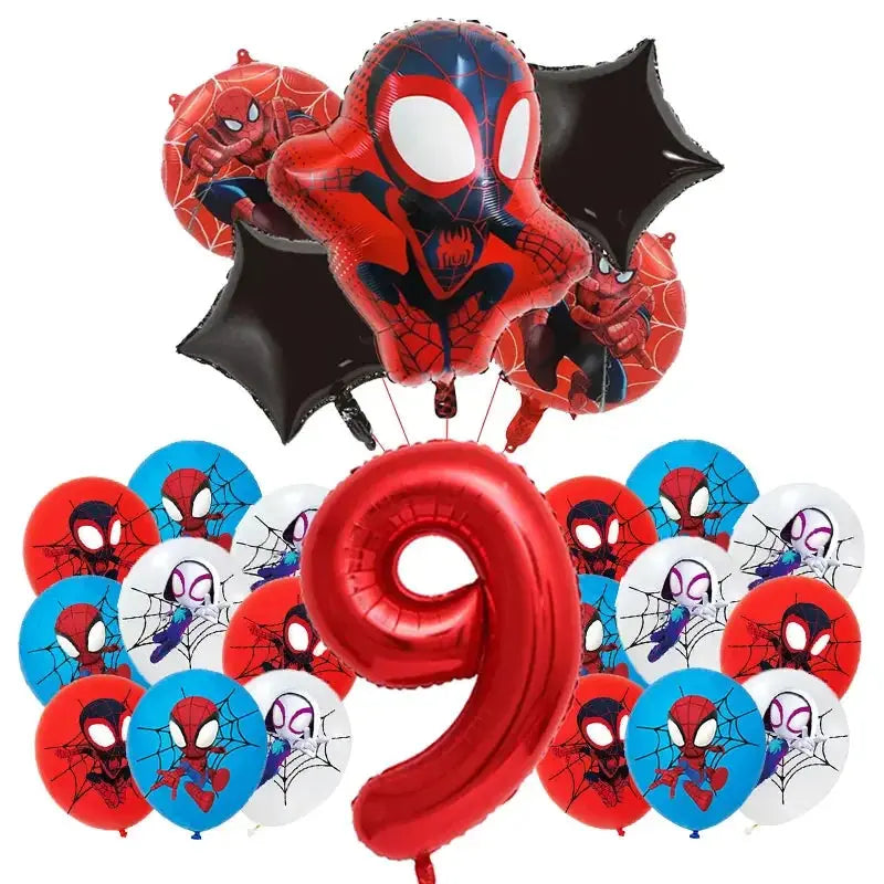 Birthday Party Decoration Spiderman Theme Balloon Trikidsworld