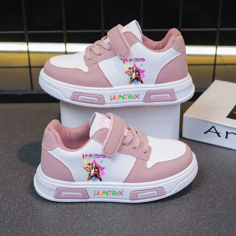 KPop Demon Hunters Children's Casual Sneaker Girls Sports Shoes Cartoon Students Basketbal Running Shoes Kids Tennis Shoes Gifts Trikidsworld