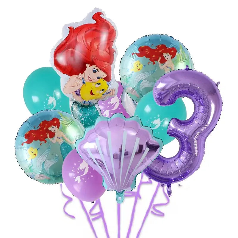 Balloons Princess Ariel Birthday Party Trikidsworld