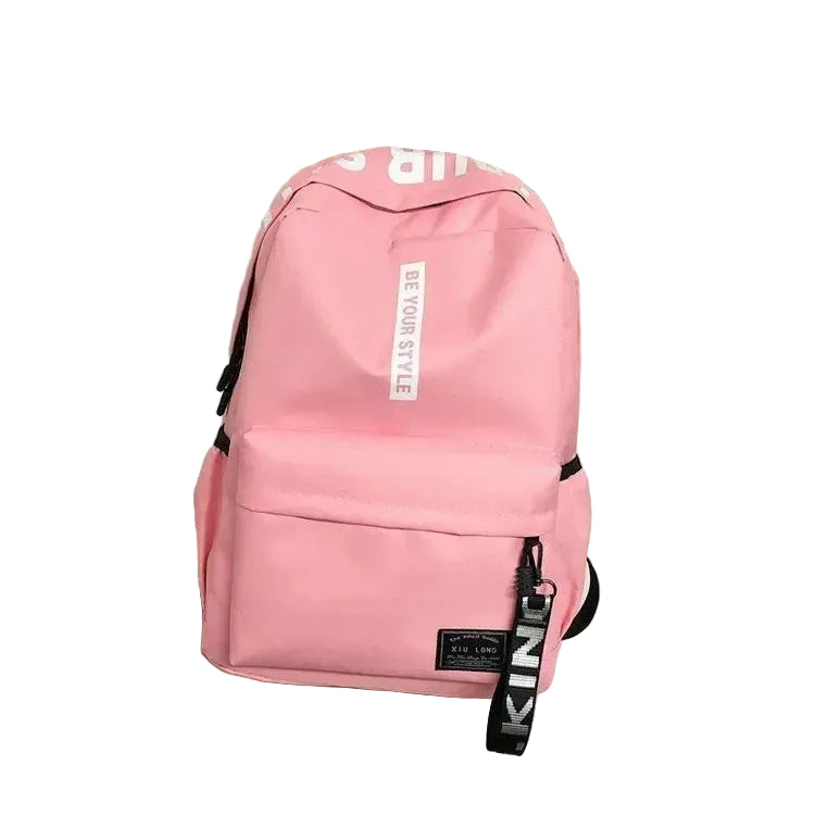 Fashion trend backpack backpack for men and women junior high school high school student bag large capacity korean version of th Trikidsworld