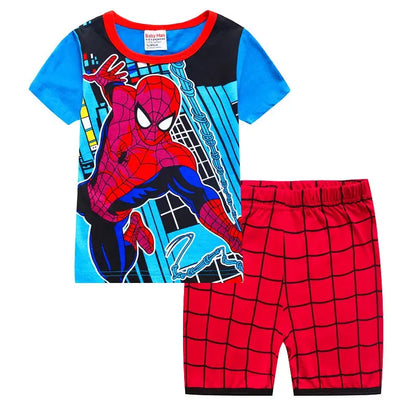New children Boys Nighty classical Cartoon Girl Nightgown Costume Boys Cute Set Baby Toddler Short Sleeve Pajamas Sets Home Wear Trikidsworld
