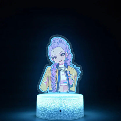 KPop K-POP Demon Hunters Kawaii Zoe Rumi Mira Saja Boys Superstar Monochrome Light Remote Control 16 Color Light Night Light Trikidsworld
