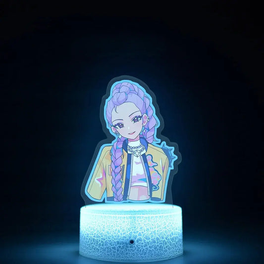 KPop K-POP Demon Hunters Kawaii Zoe Rumi Mira Saja Boys Superstar Monochrome Light Remote Control 16 Color Light Night Light Trikidsworld