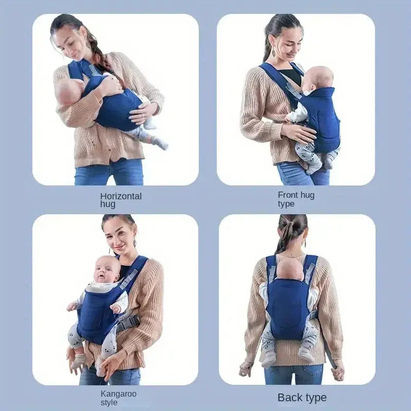 Ergonomic Baby Carrier 4-in-1 with Hip Seat Trikidsworld